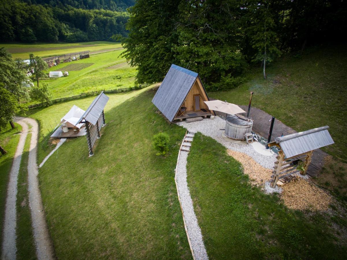 Puzman Farm Glamping Villa Radovljica Exteriör bild