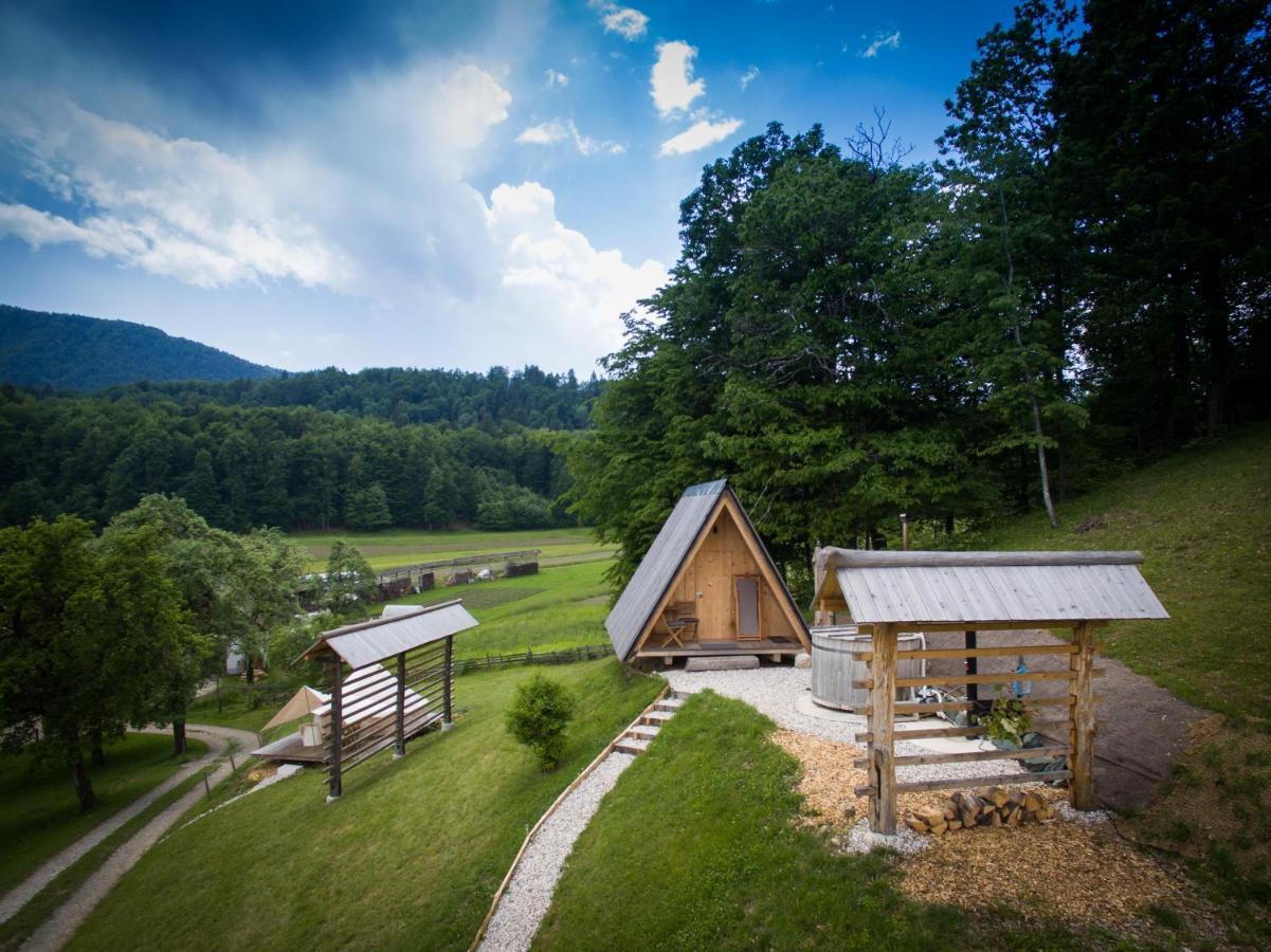 Puzman Farm Glamping Villa Radovljica Exteriör bild