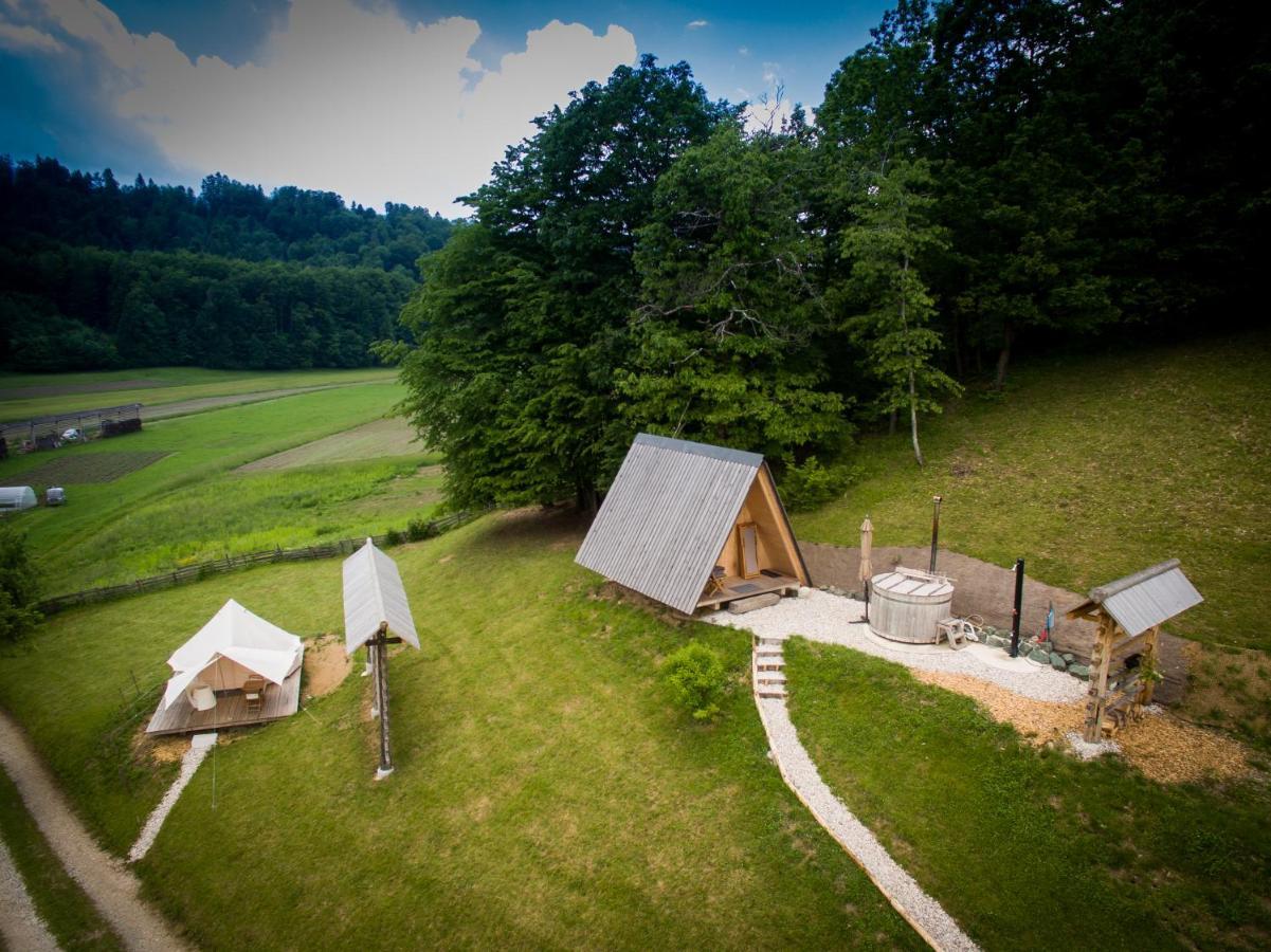 Puzman Farm Glamping Villa Radovljica Exteriör bild