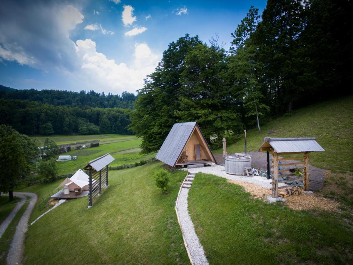 Puzman Farm Glamping Villa Radovljica Exteriör bild