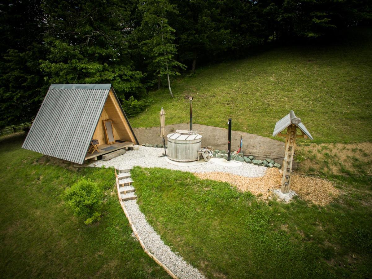 Puzman Farm Glamping Villa Radovljica Exteriör bild